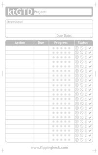 ktGTD form
