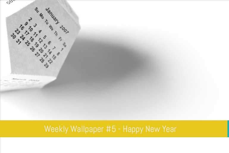 Weekly Wallpaper #5 – Happy New Year