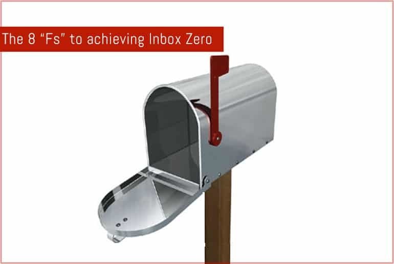 The 8 “Fs” to achieving Inbox Zero