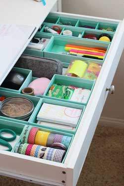 Office drawer organization