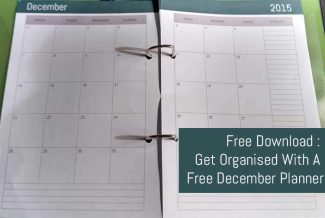 Free December Calendar Download