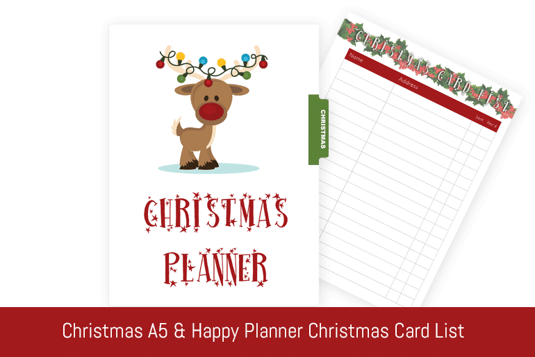 Christmas Planner: Christmas Card List