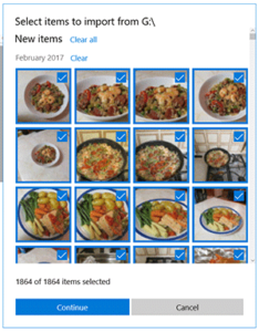 Microsoft Photo Select Files For Import