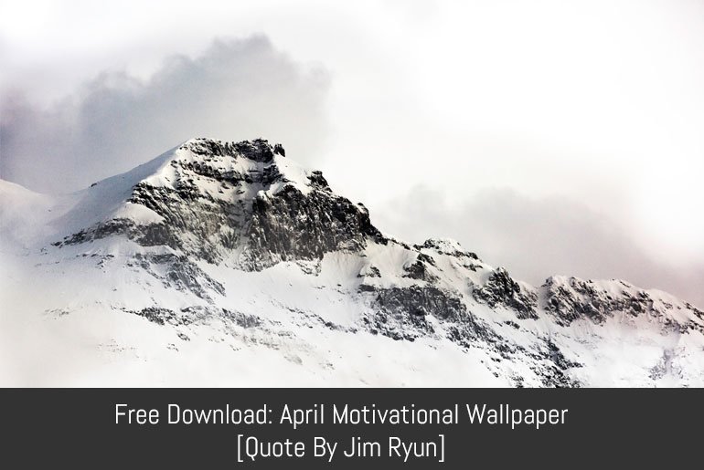 Free Download: April Motivational Wallpaper