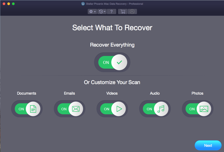 Stellar Mac Disc Recovery Splash Screen
