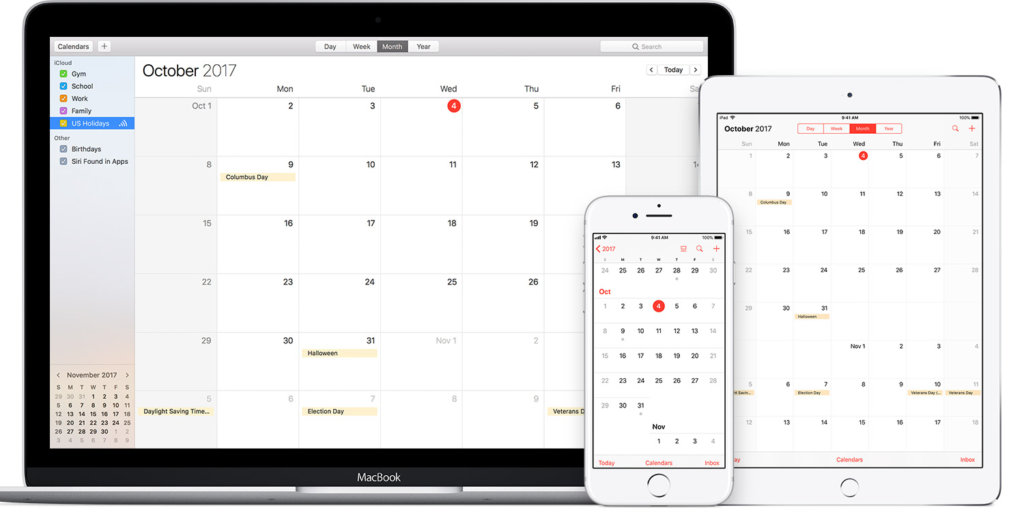 Apple Calendar App