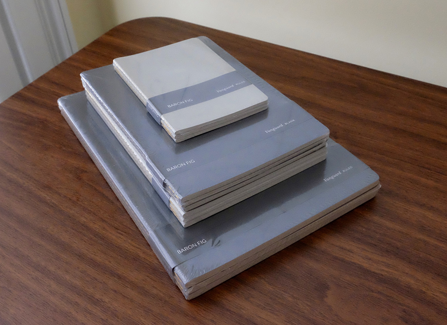 Pile of Baron Fig Notebooks