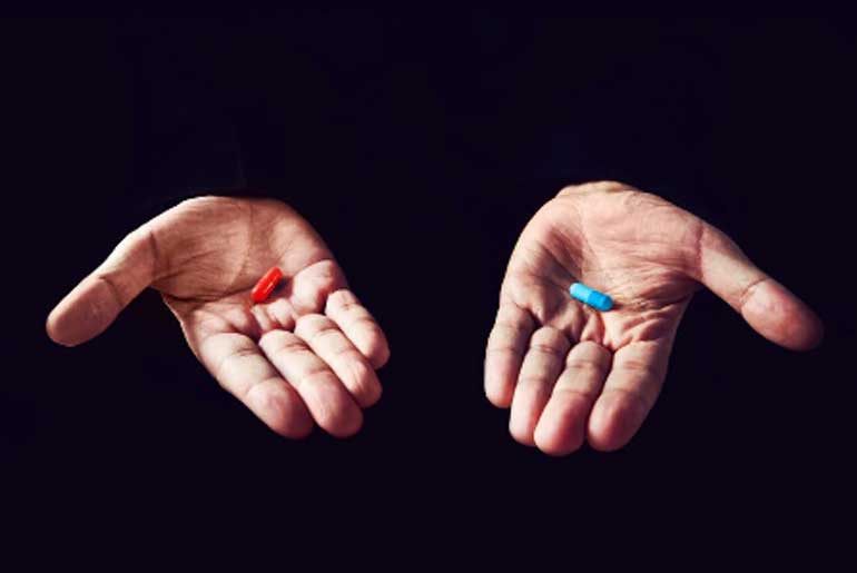 Will you choose the red pill or blue pill?