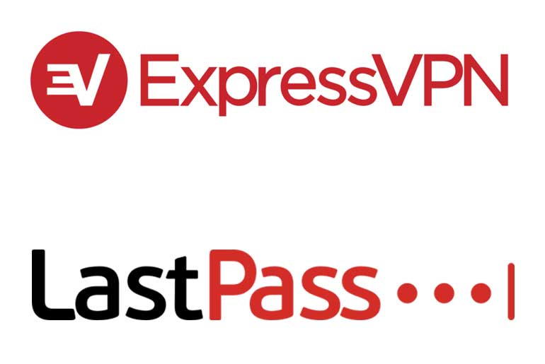 ExpressVPN and Lastpass Logos