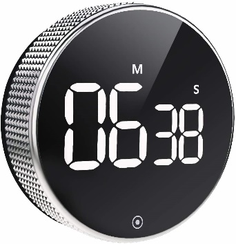 Round magnetic timer